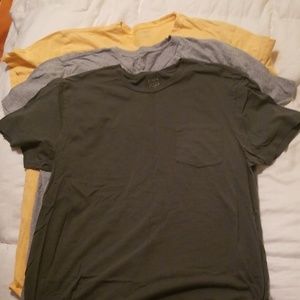 3 J crew t shirts